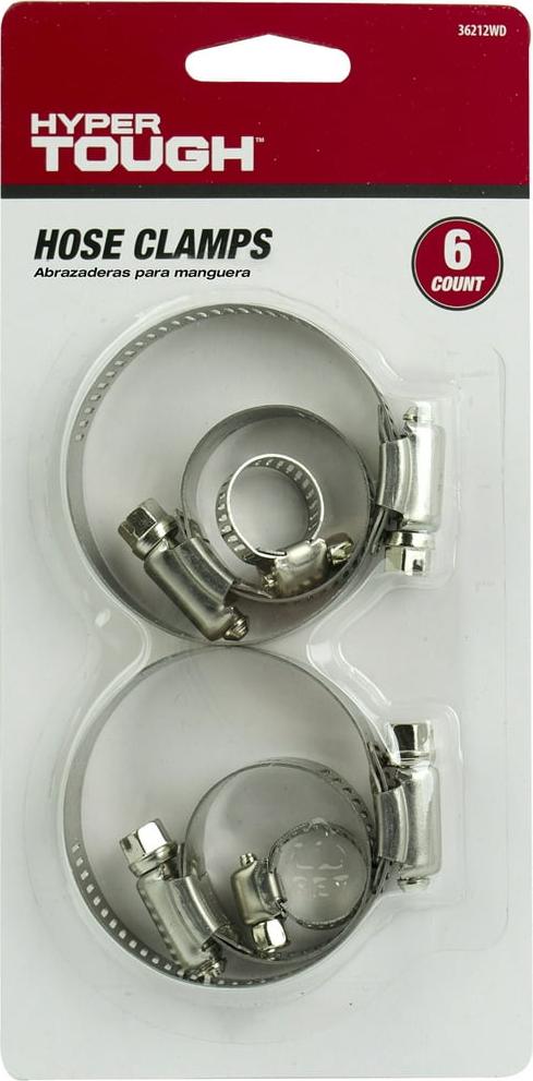 Hyper Tough 36212WD - Hose Clamp (6p)